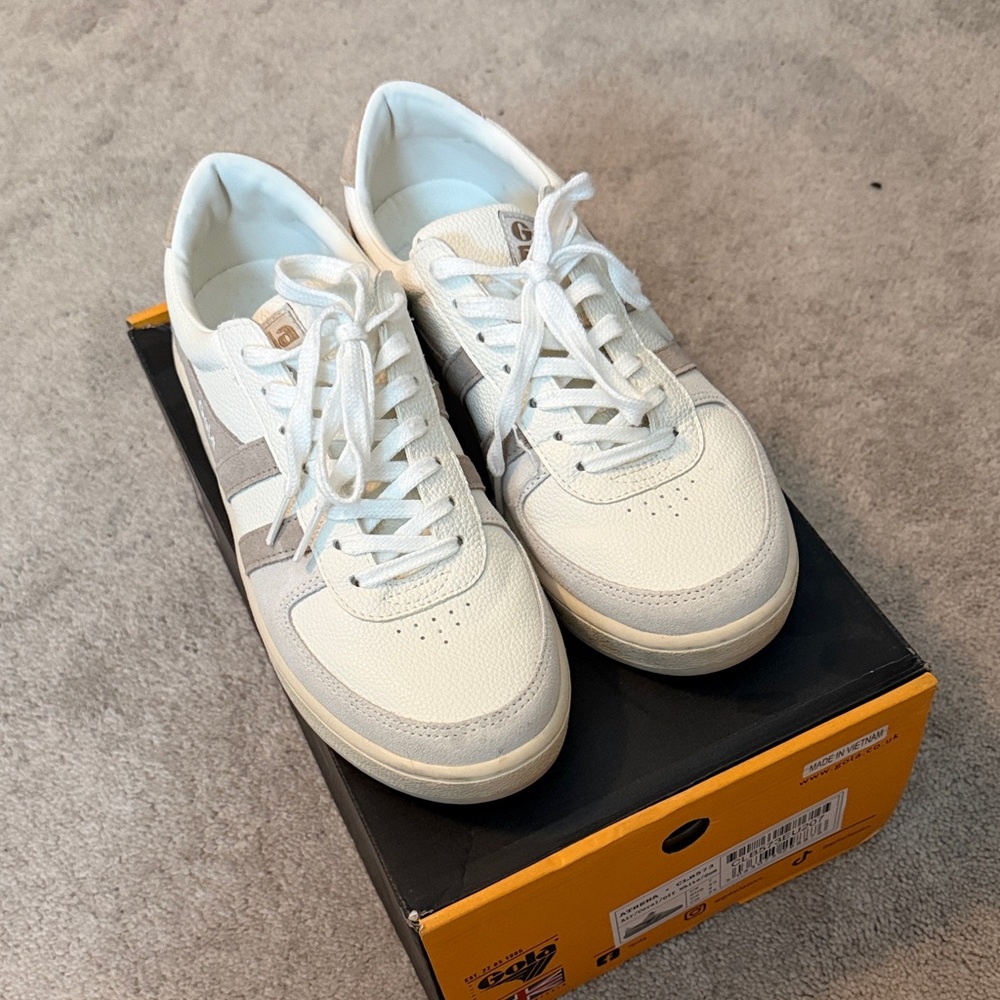 Gola Cream and Gray Casual Sneakers